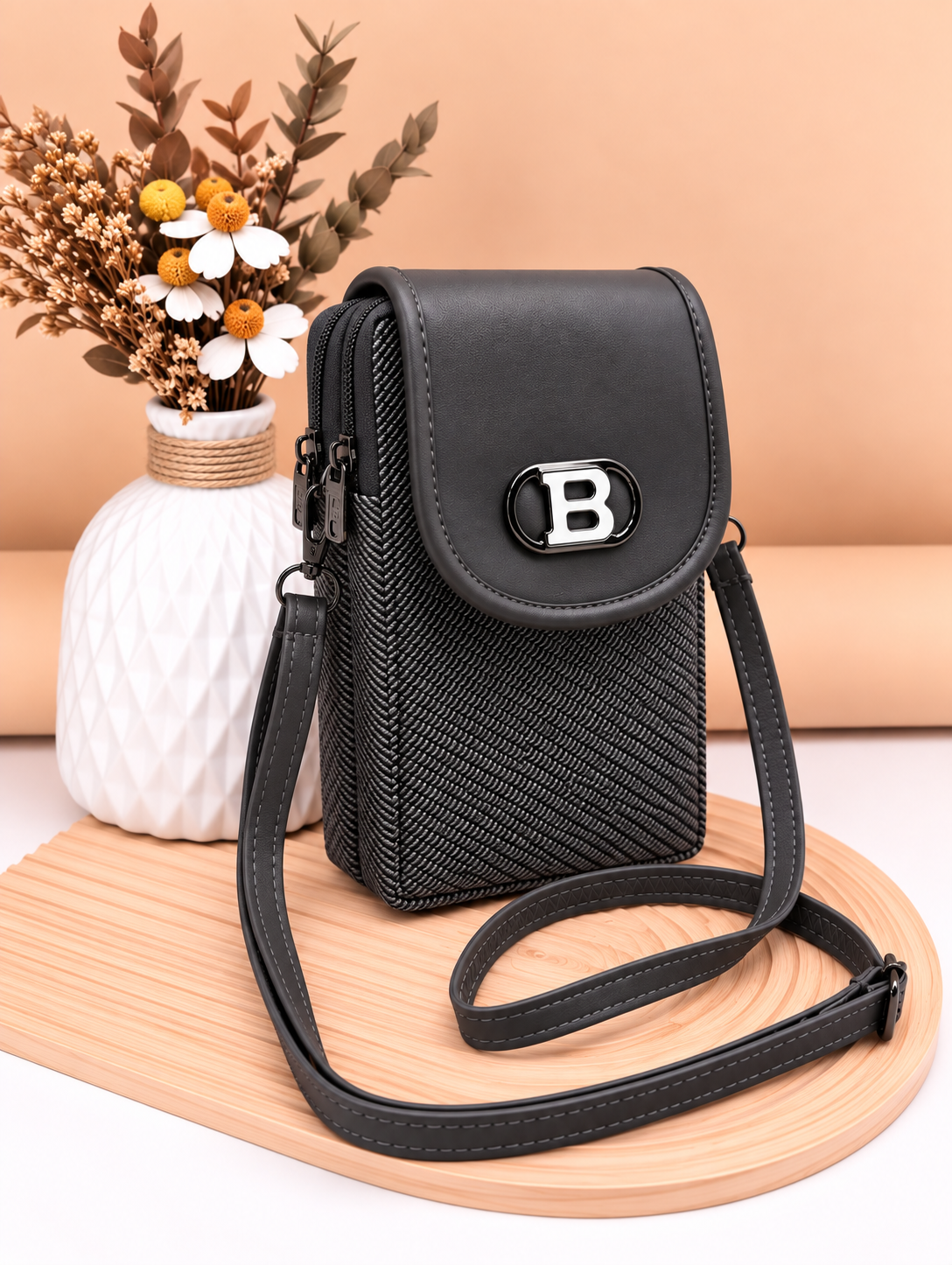 Women’s Mobile Slim Sling Bag for Smartphone | Compact Crossbody Bag with Adjustable Strap | Stylish Mini Mobile Phone Bag for Travel, Shopping & Daily Use