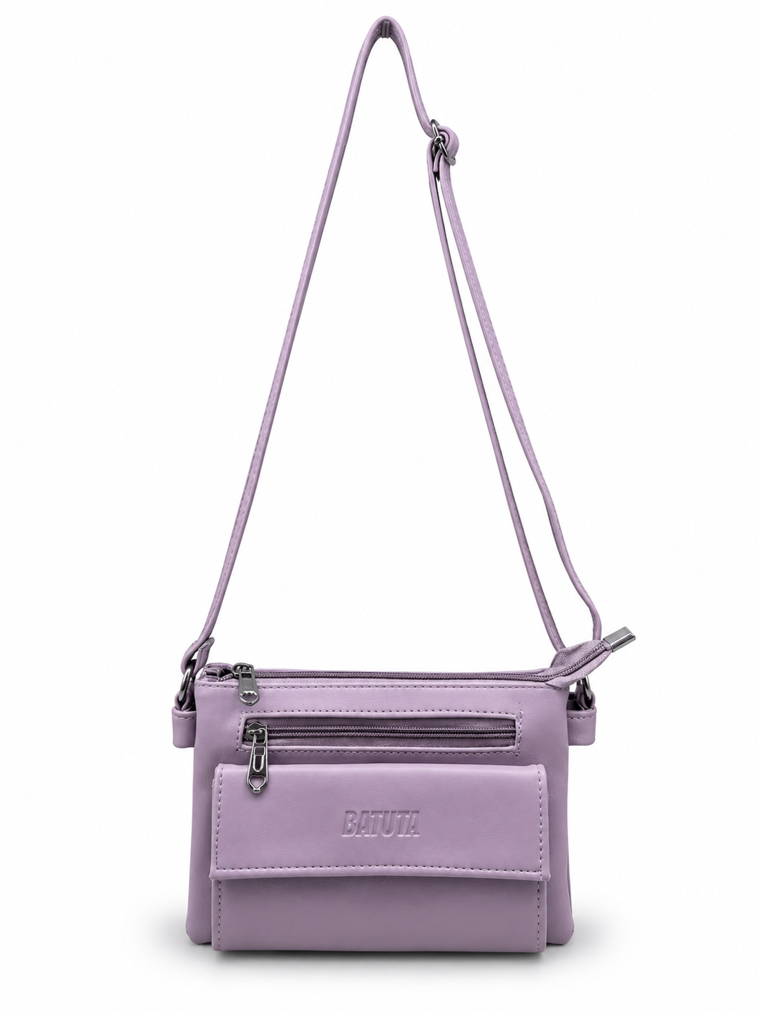 Women Stylish 3 Zip Sling Bag | Premium PU Leather Crossbody Bag | Multi Compartment Shoulder Bag for Women
