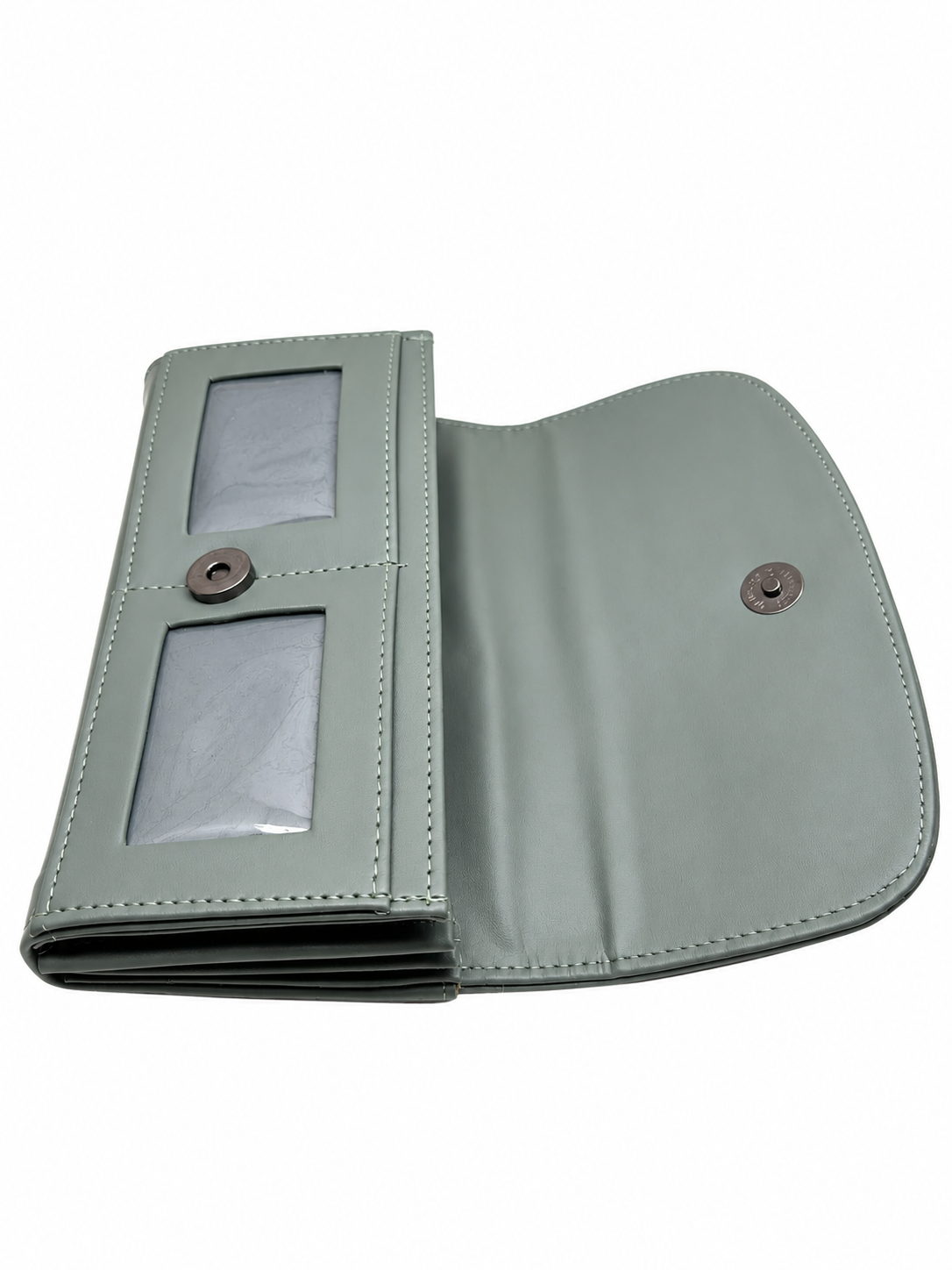 Women’s Stylish Clutch Wallet with Flap Closure | Elegant PU Leather Long Wallet for Women | Multiple Compartments & Card Holder |