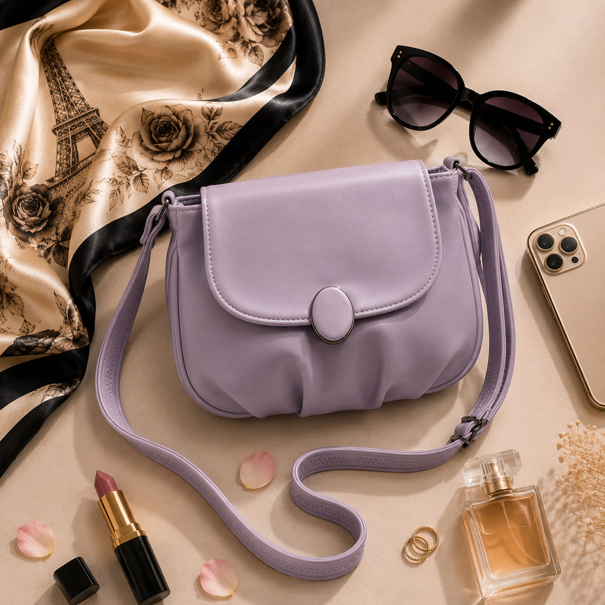 Women’s Sling Handbag | Stylish Crossbody Shoulder Bag for Women | Trendy Casual & Party Purse