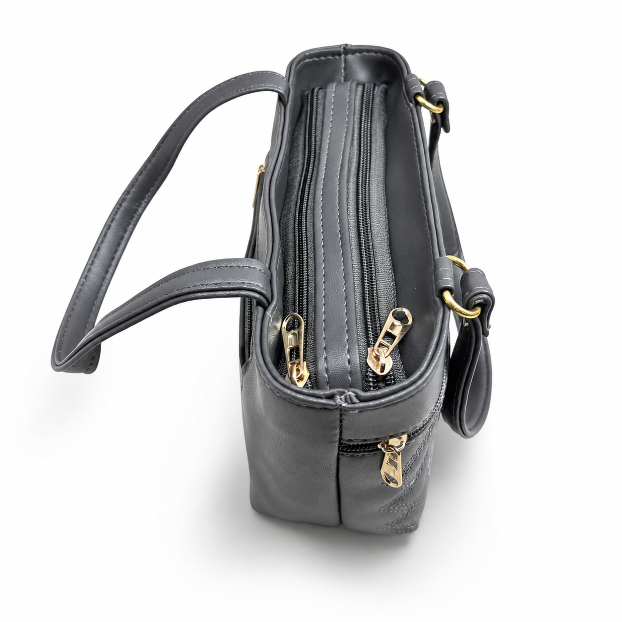 Women Stylish PU Leather Handbag | Small Tote Bag for Daily Use | Zipper Closure Hand Purse for Girls & Women
