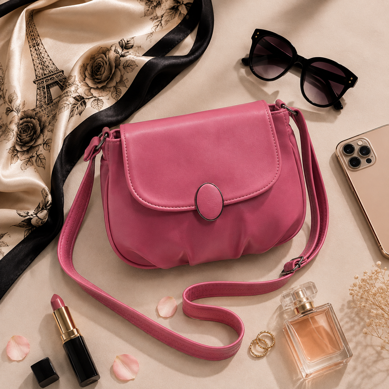 Women’s Sling Handbag | Stylish Crossbody Shoulder Bag for Women | Trendy Casual & Party Purse