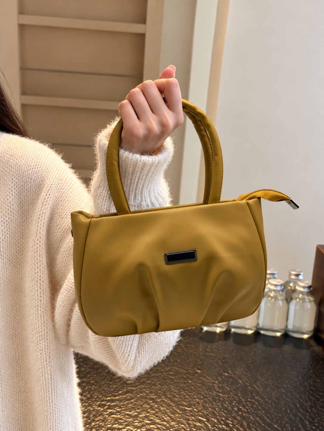 Women’s Stylish Handbag | Premium PU Leather Tote Bag | Spacious Shoulder & Hand Bag