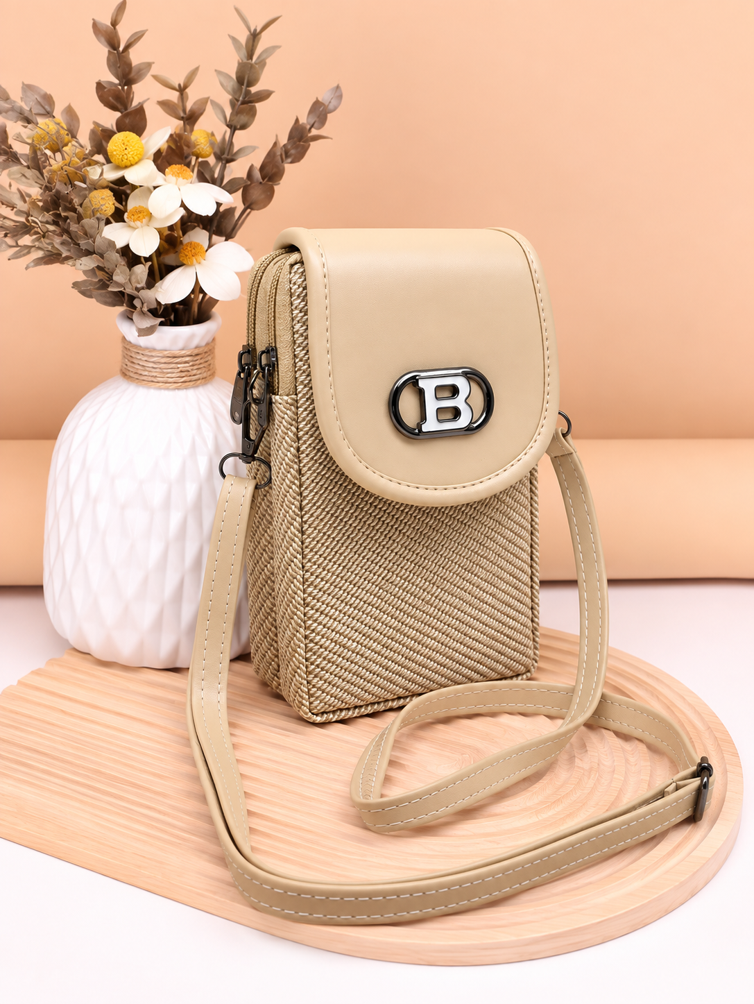 Women’s Mobile Slim Sling Bag for Smartphone | Compact Crossbody Bag with Adjustable Strap | Stylish Mini Mobile Phone Bag for Travel, Shopping & Daily Use
