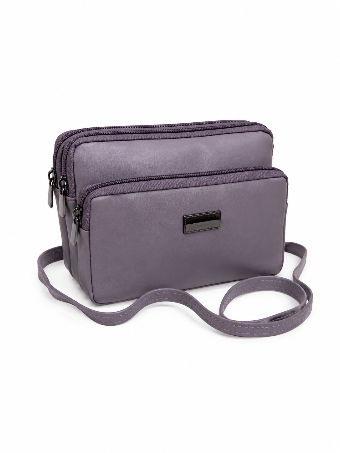 Women's Premium Crossbody Sling Bag | Triple Zip | Spacious Everyday Shoulder Bag