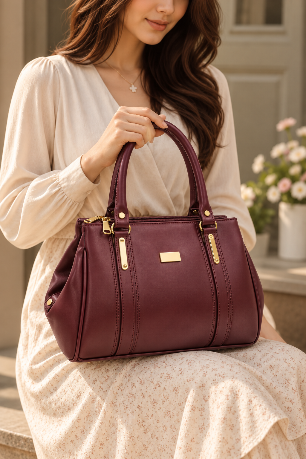 BATUTA Women’s Handbag | Stylish Ladies Shoulder Tote Bag | Spacious PU Leather Handbag for Women |