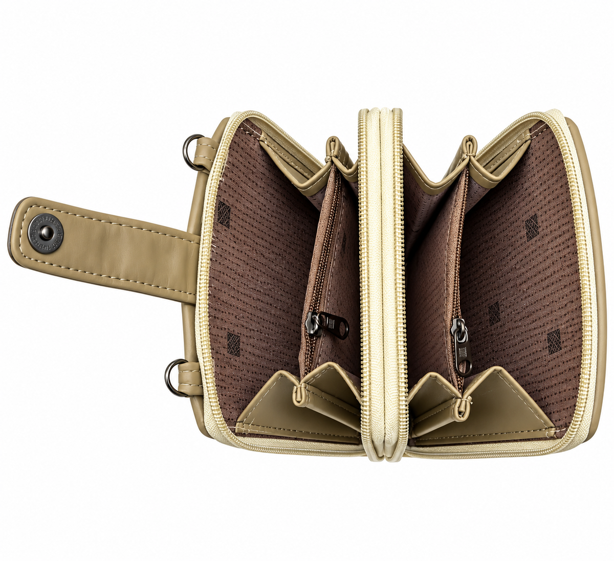 Women’s Sling Bag with Adjustable Strap | Stylish 2-Zip Crossbody Bag for Daily Use | Compact Shoulder Bag with Multiple Compartments