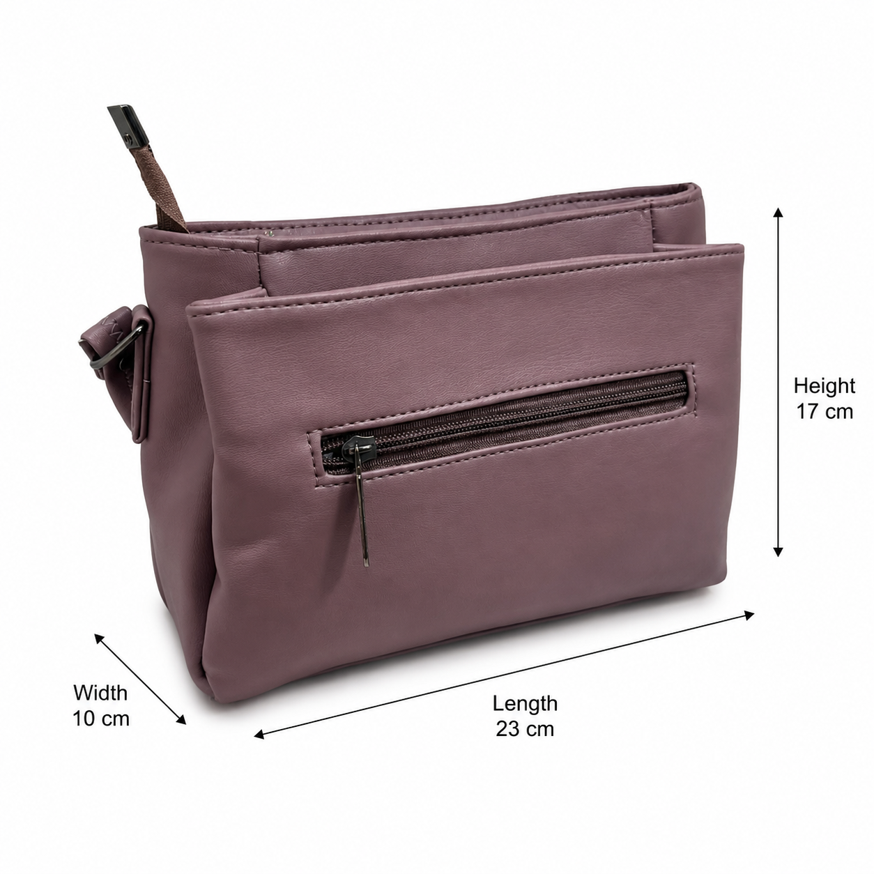 Women’s Premium PU Leather Crossbody Sling Bag | Stylish Shoulder Bag with Front Pocket