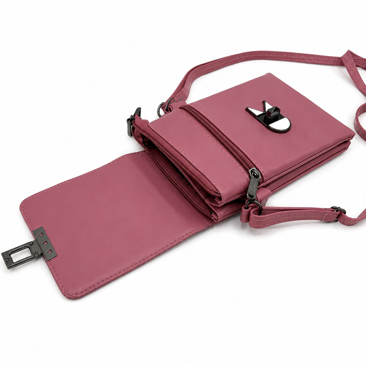 Women’s Stylish Sling Bag | Premium Faux Leather Crossbody Bag for Women | Compact Shoulder Bag with Adjustable Strap, Front Flap & Secure Closure