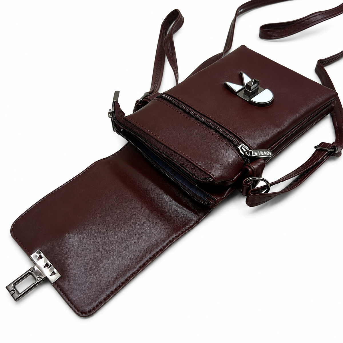 Women’s Stylish Sling Bag | Premium Faux Leather Crossbody Bag for Women | Compact Shoulder Bag with Adjustable Strap, Front Flap & Secure Closure
