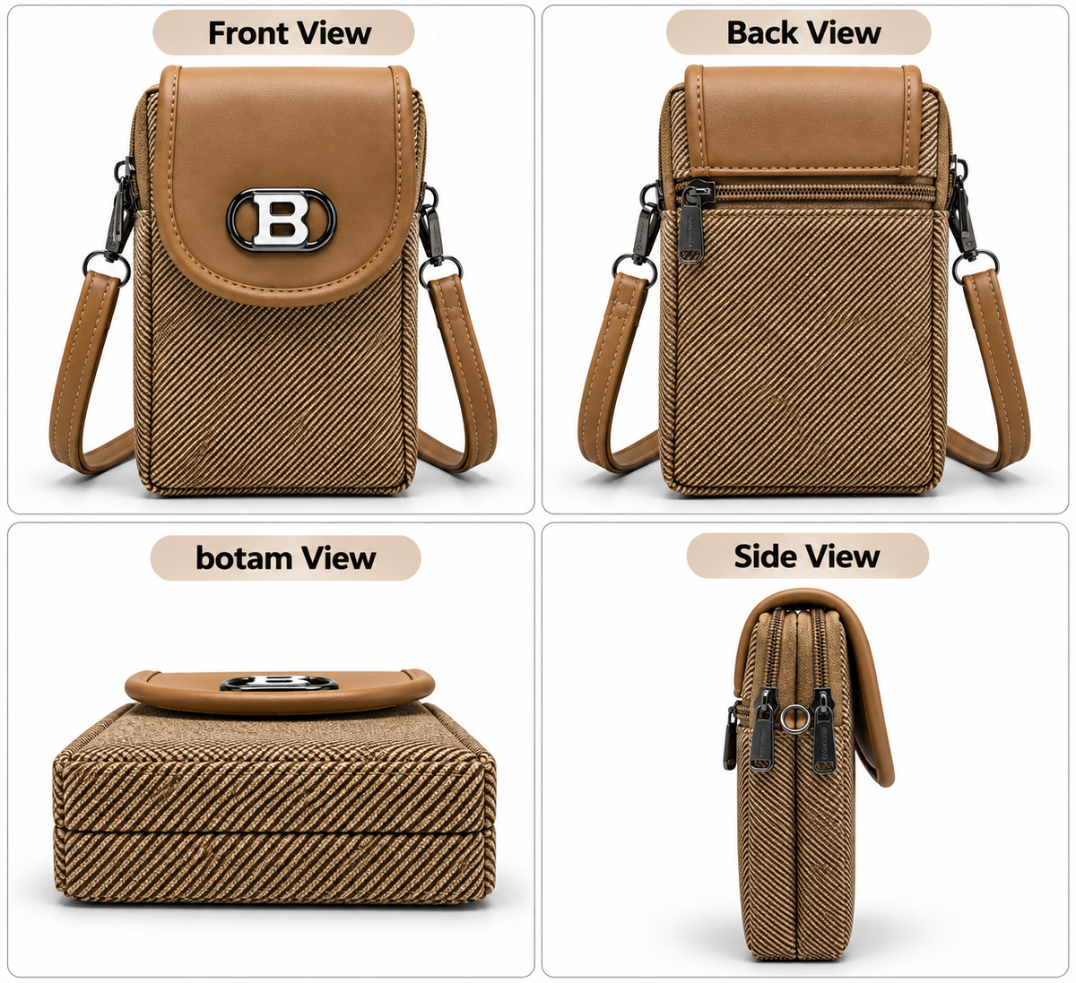 Women’s Mobile Slim Sling Bag for Smartphone | Compact Crossbody Bag with Adjustable Strap | Stylish Mini Mobile Phone Bag for Travel, Shopping & Daily Use