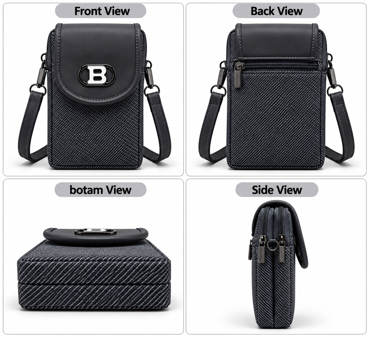 Women’s Mobile Slim Sling Bag for Smartphone | Compact Crossbody Bag with Adjustable Strap | Stylish Mini Mobile Phone Bag for Travel, Shopping & Daily Use