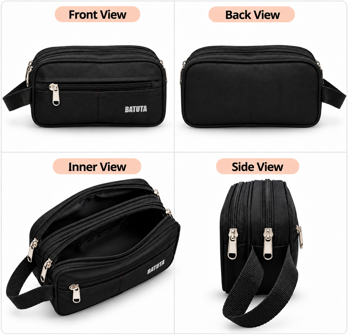 Multipurpose travel makeup kit pouch medicin organizer bag storage pouch Travel Shaving Kit & Bag