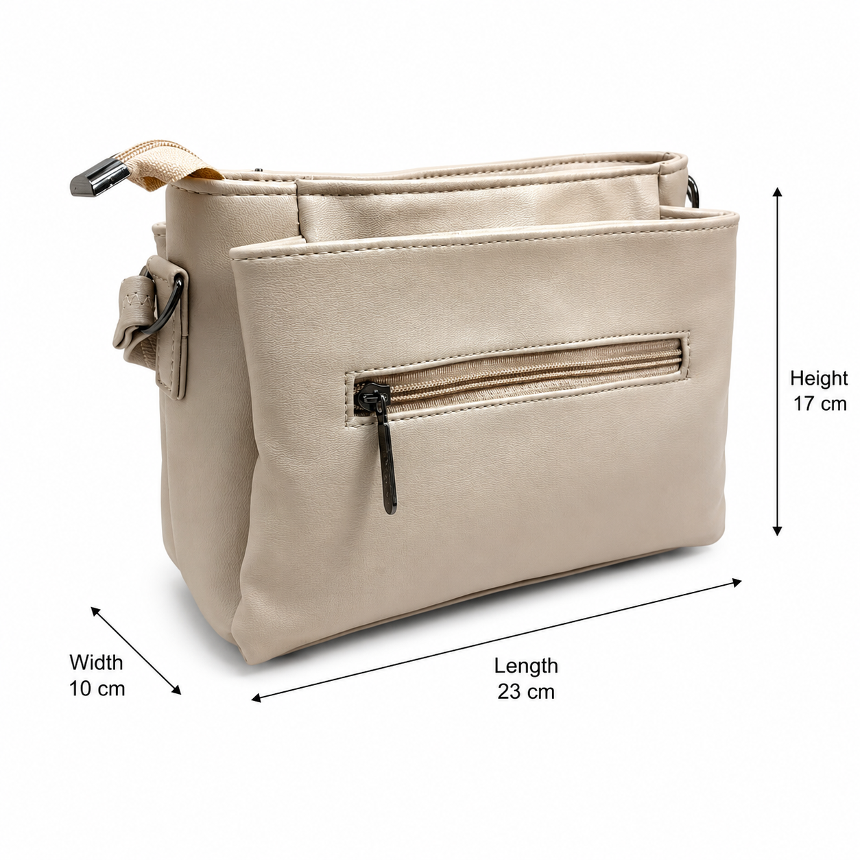Women’s Premium PU Leather Crossbody Sling Bag | Stylish Shoulder Bag with Front Pocket