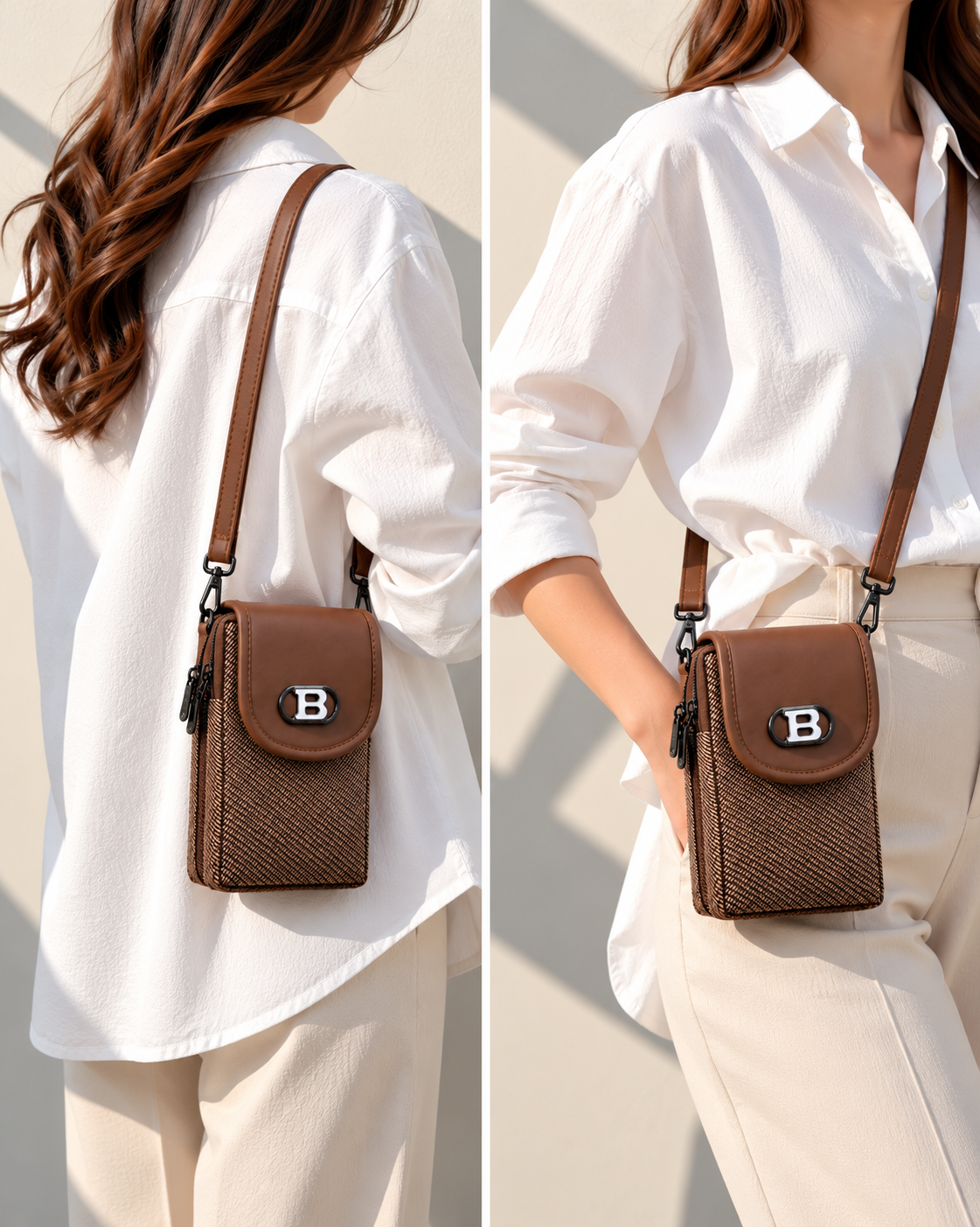 Women’s Mobile Slim Sling Bag for Smartphone | Compact Crossbody Bag with Adjustable Strap | Stylish Mini Mobile Phone Bag for Travel, Shopping & Daily Use