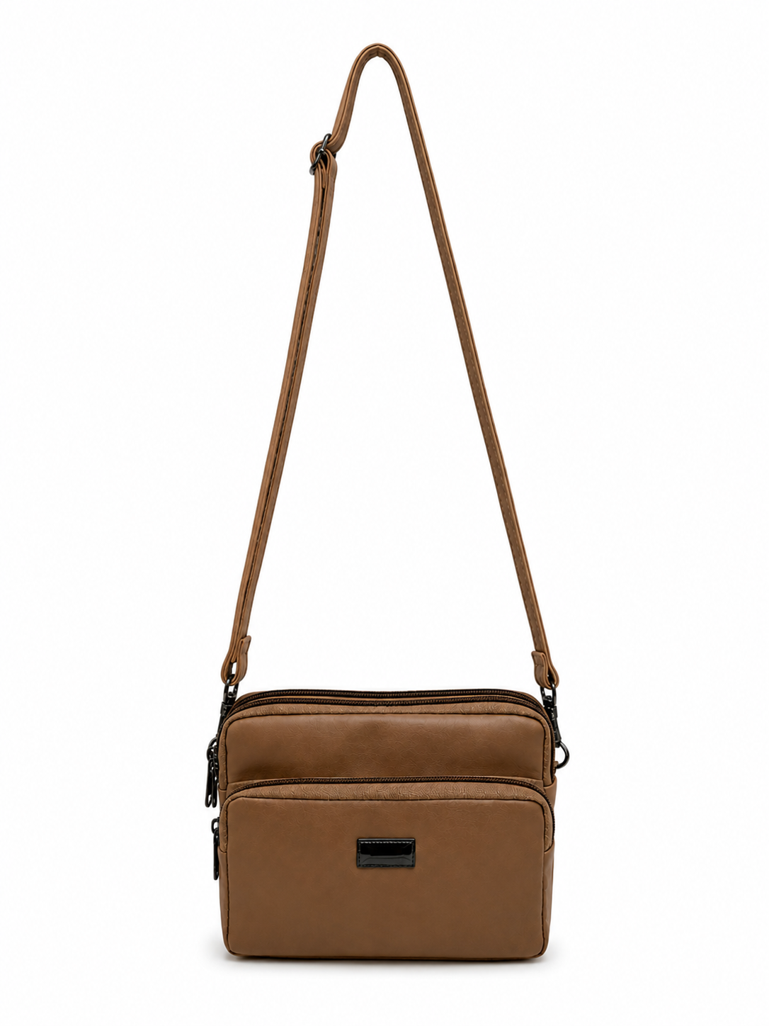 Women's Premium Crossbody Sling Bag | Triple Zip | Spacious Everyday Shoulder Bag