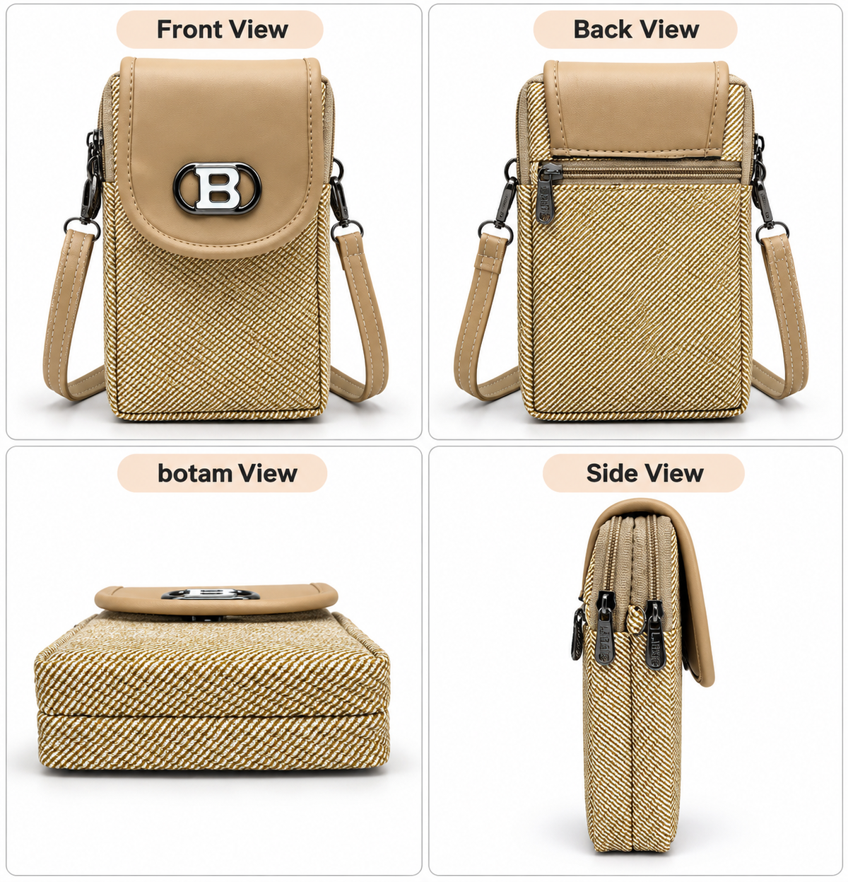 Women’s Mobile Slim Sling Bag for Smartphone | Compact Crossbody Bag with Adjustable Strap | Stylish Mini Mobile Phone Bag for Travel, Shopping & Daily Use