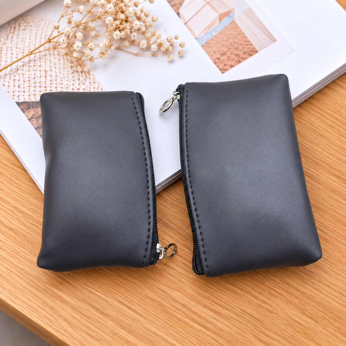 BATUTA Women Wallet Set of 2 | Small & Large Ladies Wallet | Zipper Wallet for Women | Multipurpose Wallet for Cash, Cards & Essentials