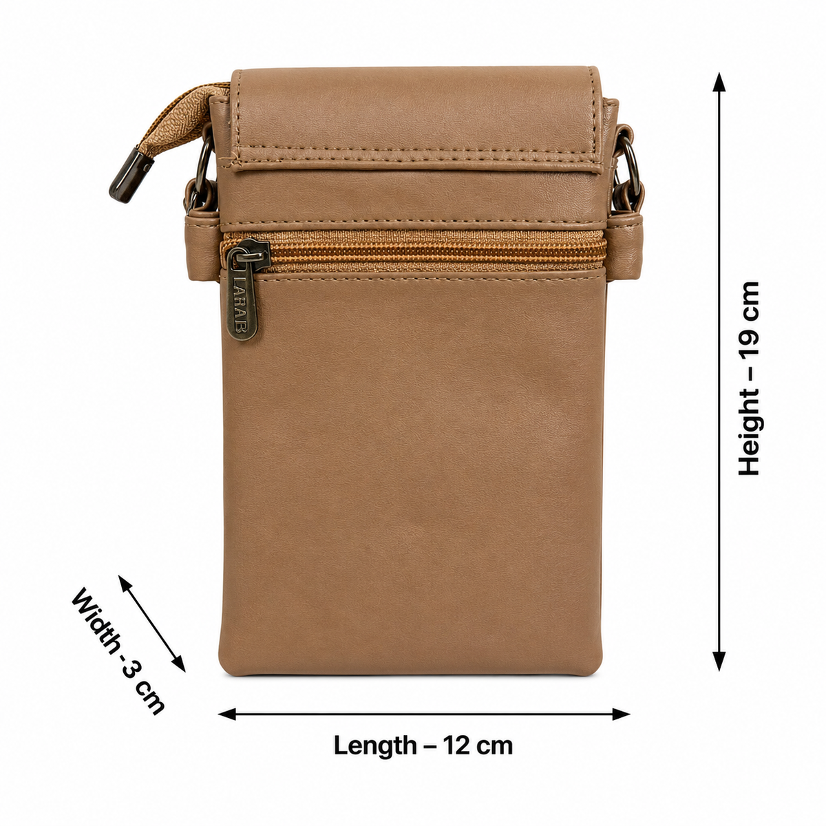 Women’s Stylish Sling Bag | Premium Faux Leather Crossbody Bag for Women | Compact Shoulder Bag with Adjustable Strap, Front Flap & Secure Closure
