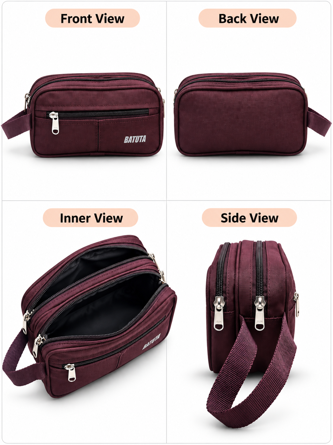 Multipurpose travel makeup kit pouch medicin organizer bag storage pouch Travel Shaving Kit & Bag