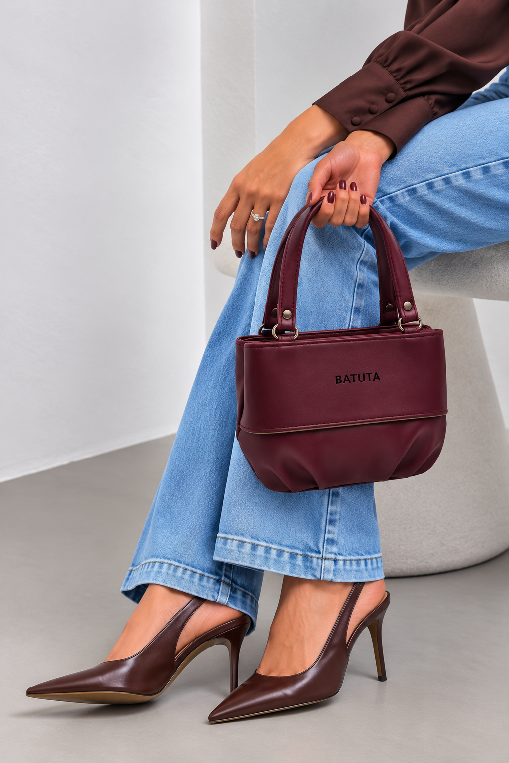 BATUTA Women’s Stylish Handbag | Premium PU Leather Tote Bag | Elegant Shoulder Carry Bag for Women