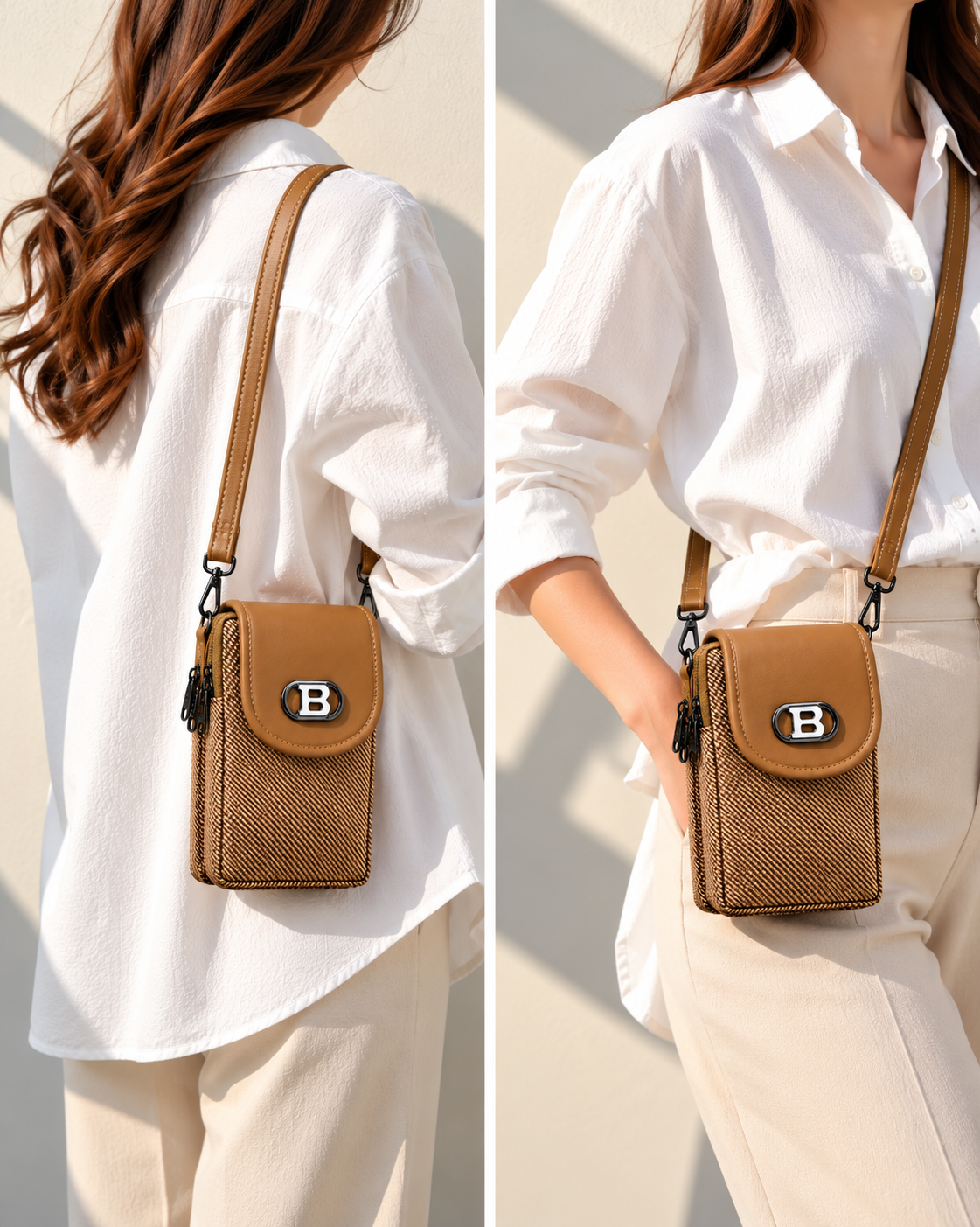Women’s Mobile Slim Sling Bag for Smartphone | Compact Crossbody Bag with Adjustable Strap | Stylish Mini Mobile Phone Bag for Travel, Shopping & Daily Use