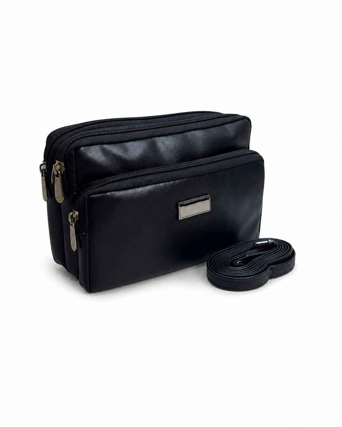 Women's Premium Crossbody Sling Bag | Triple Zip | Spacious Everyday Shoulder Bag