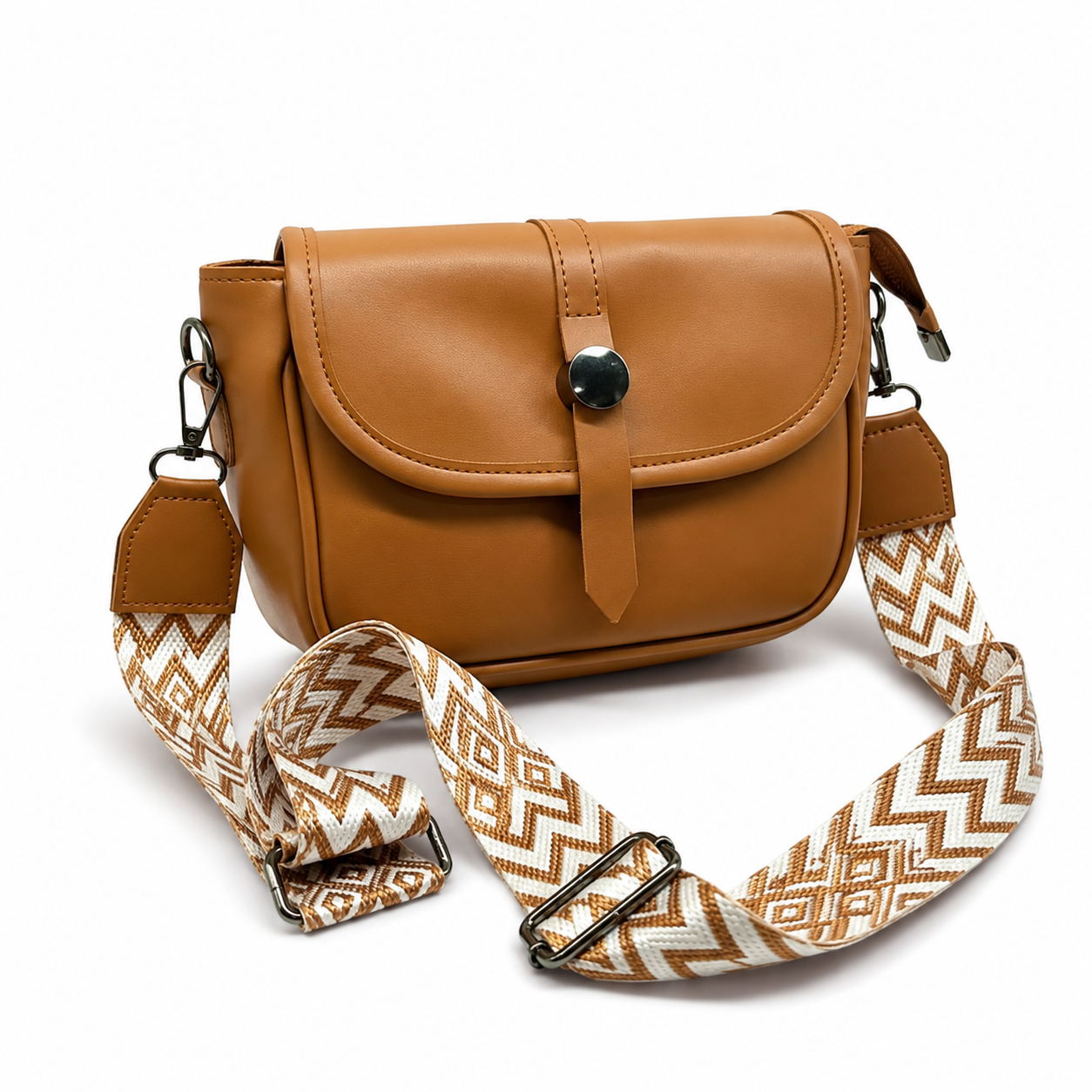 BATUTA HUB Women's Girls Cross Body Sling Bag with Printed Belt