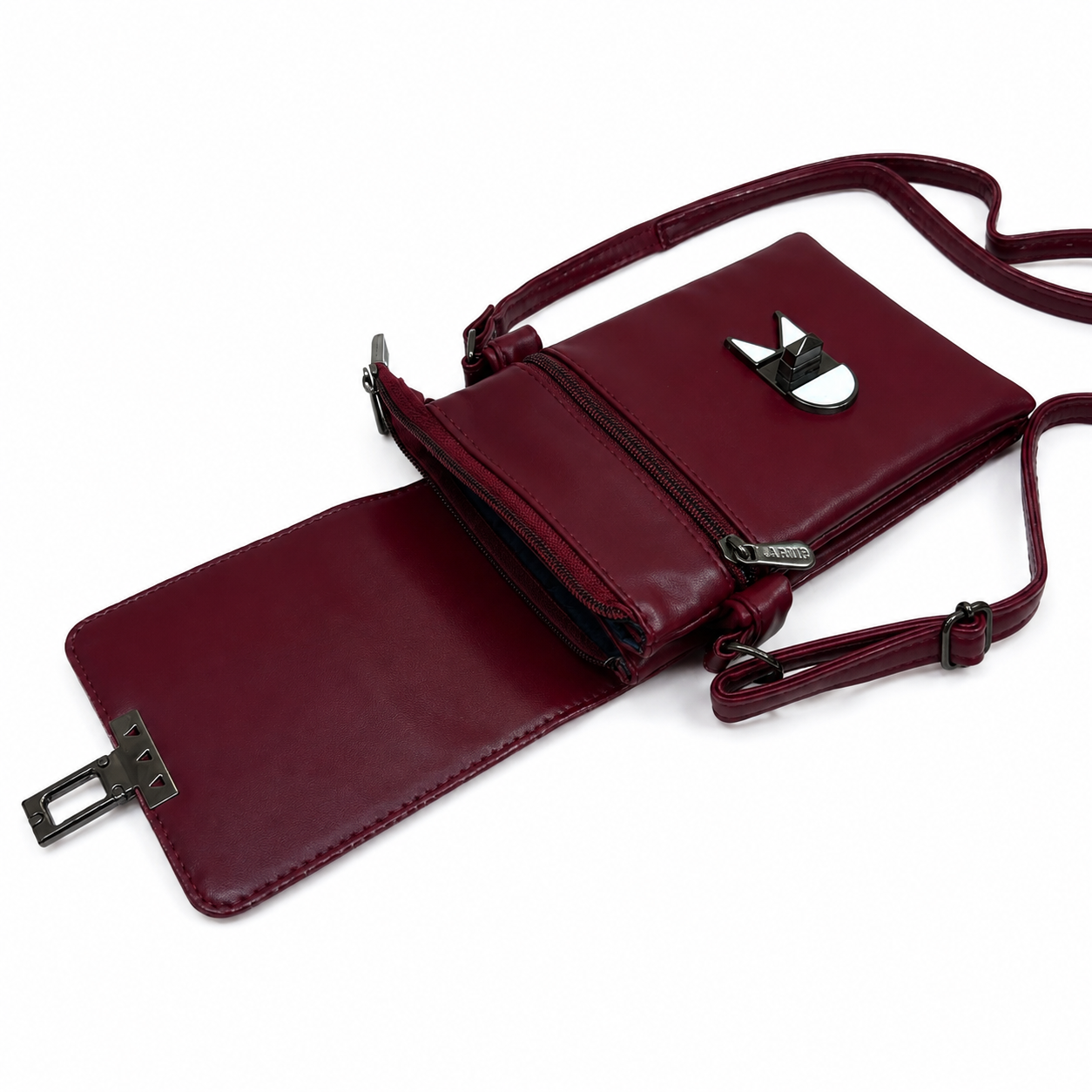 Women’s Stylish Sling Bag | Premium Faux Leather Crossbody Bag for Women | Compact Shoulder Bag with Adjustable Strap, Front Flap & Secure Closure
