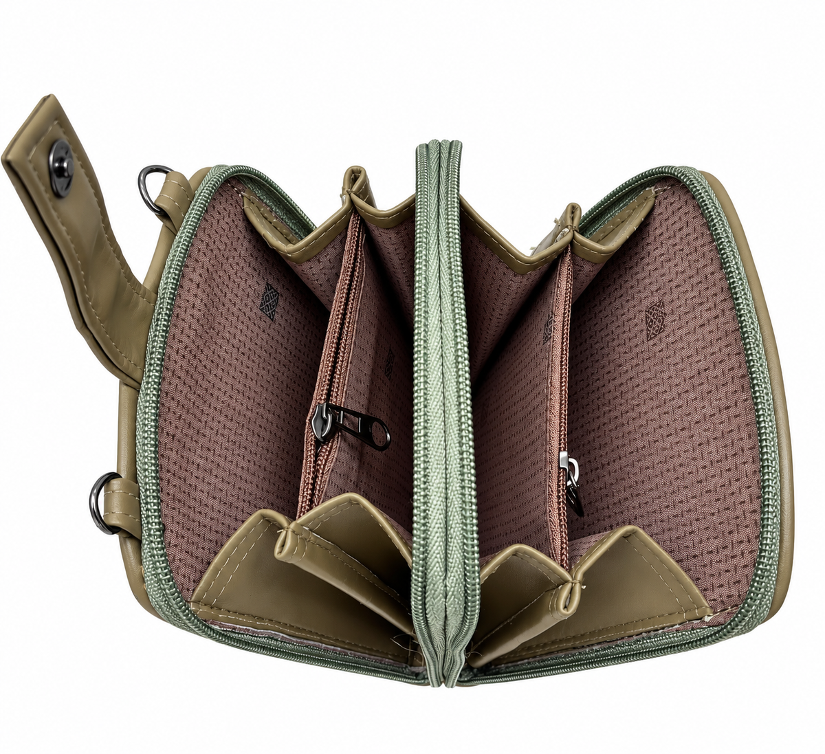 Women’s Sling Bag with Adjustable Strap | Stylish 2-Zip Crossbody Bag for Daily Use | Compact Shoulder Bag with Multiple Compartments