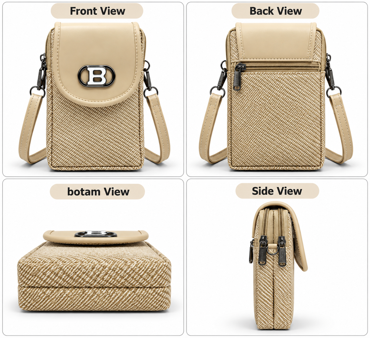 Women’s Mobile Slim Sling Bag for Smartphone | Compact Crossbody Bag with Adjustable Strap | Stylish Mini Mobile Phone Bag for Travel, Shopping & Daily Use