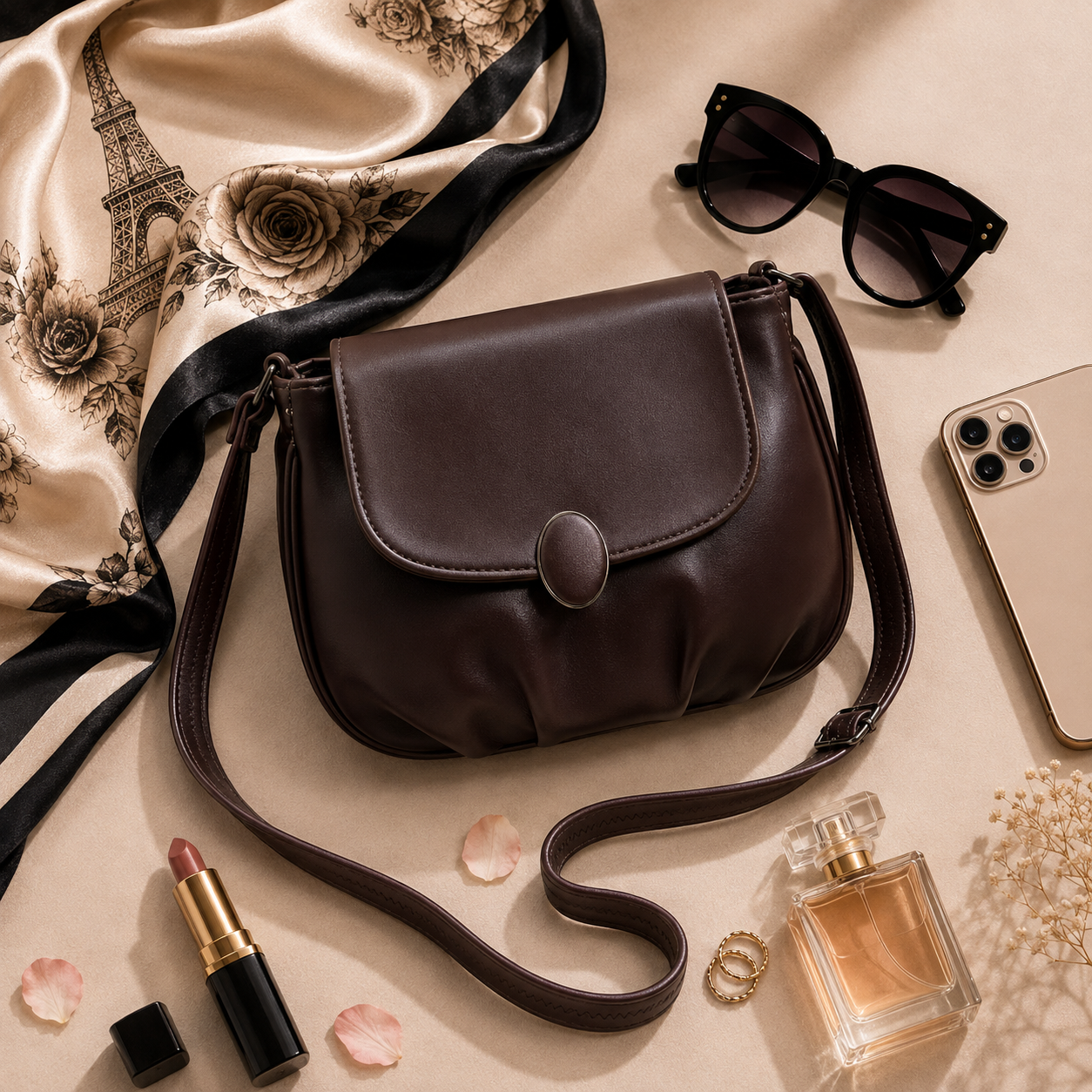 Women’s Sling Handbag | Stylish Crossbody Shoulder Bag for Women | Trendy Casual & Party Purse