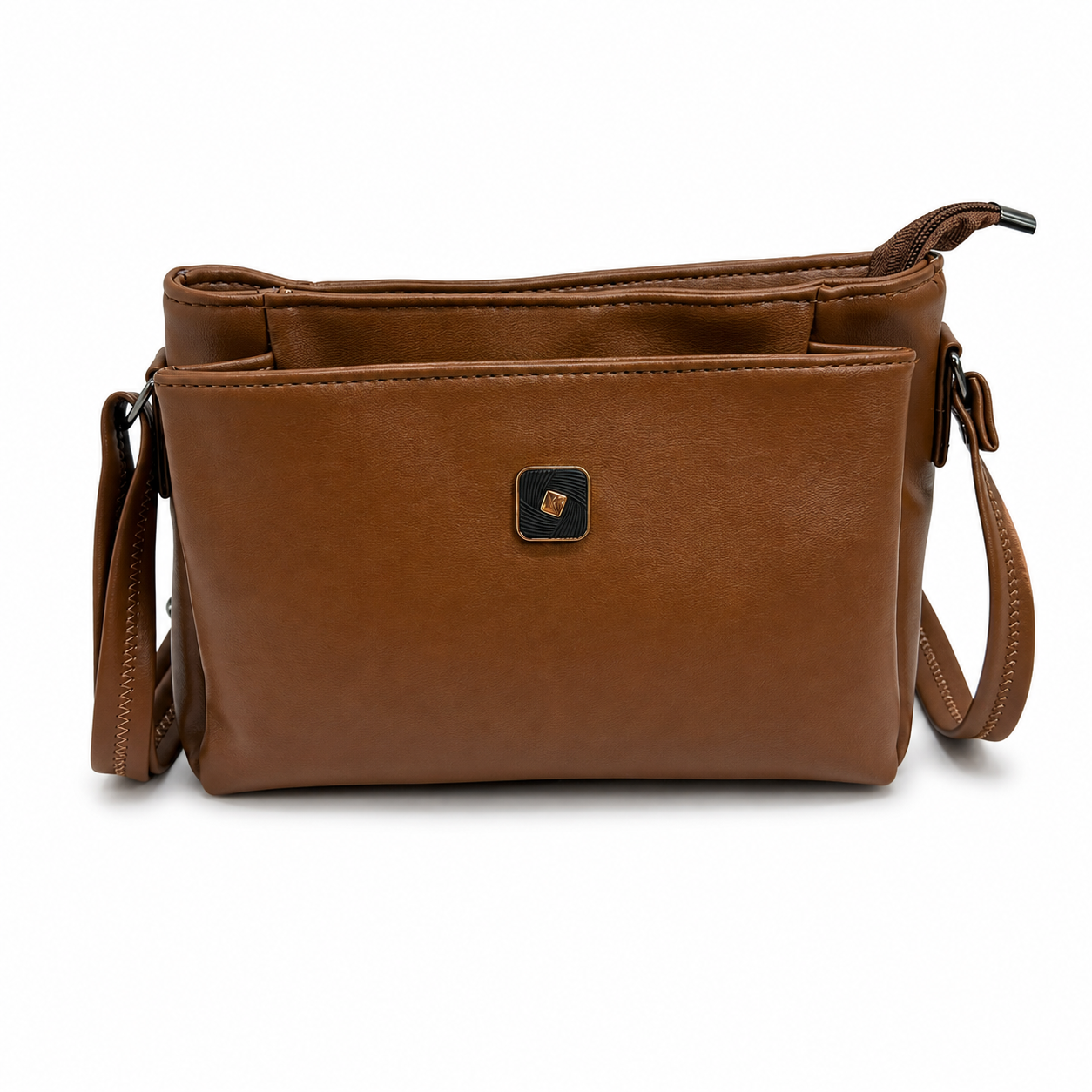 Women’s Premium PU Leather Crossbody Sling Bag | Stylish Shoulder Bag with Front Pocket