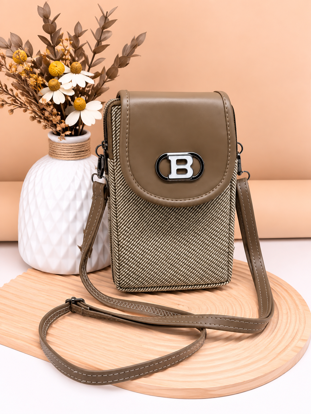 Women’s Mobile Slim Sling Bag for Smartphone | Compact Crossbody Bag with Adjustable Strap | Stylish Mini Mobile Phone Bag for Travel, Shopping & Daily Use