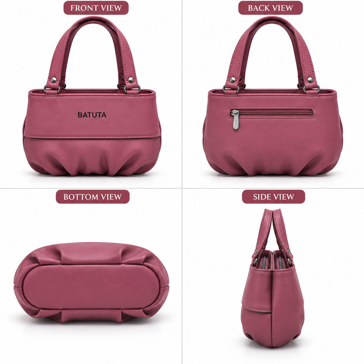 BATUTA Women’s Stylish Handbag | Premium PU Leather Tote Bag | Elegant Shoulder Carry Bag for Women