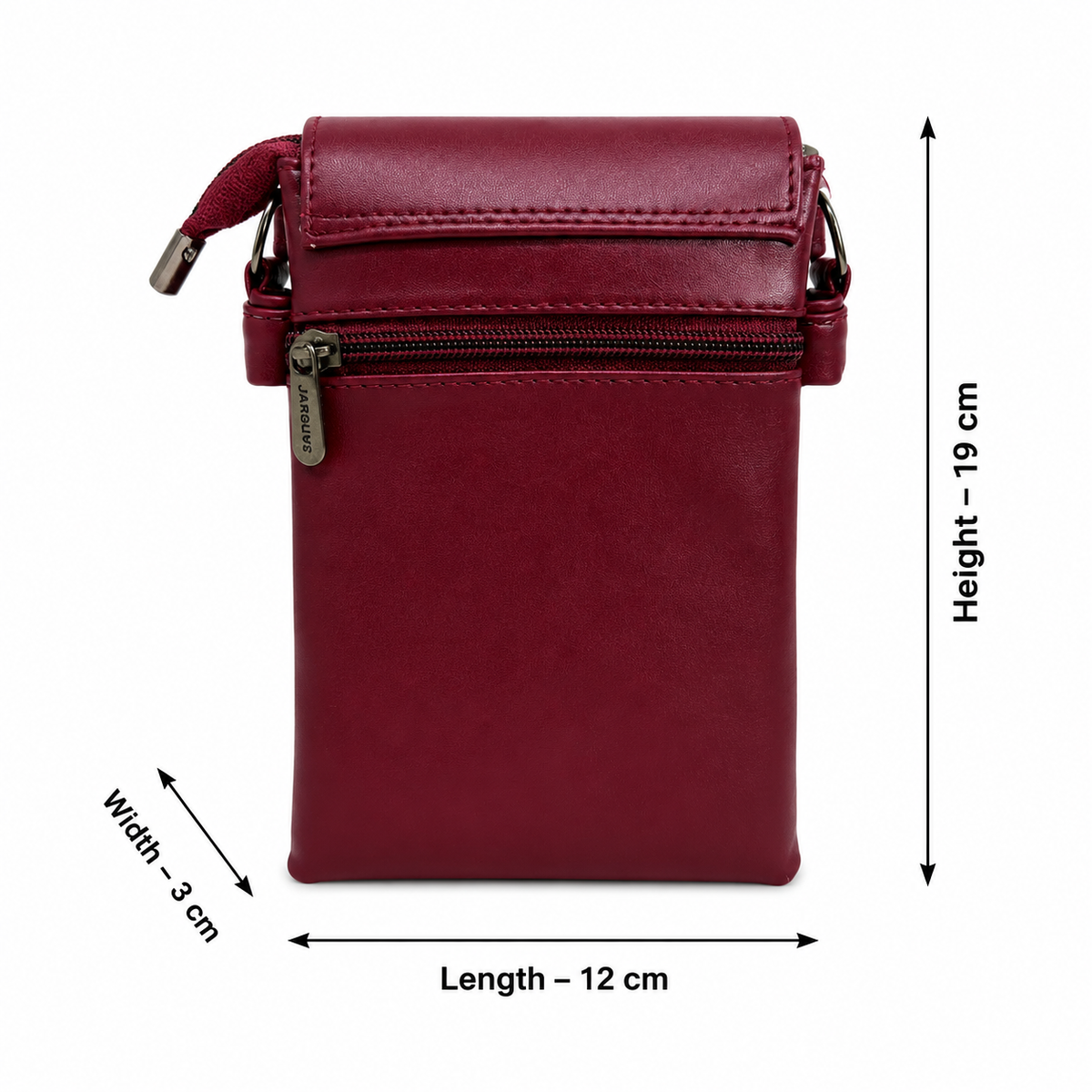 Women’s Stylish Sling Bag | Premium Faux Leather Crossbody Bag for Women | Compact Shoulder Bag with Adjustable Strap, Front Flap & Secure Closure