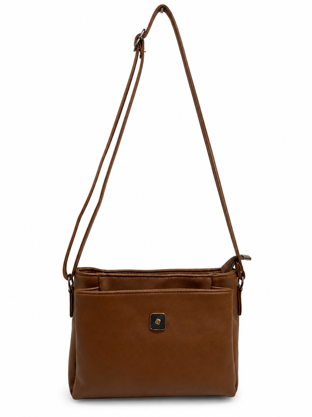 Women’s Premium PU Leather Crossbody Sling Bag | Stylish Shoulder Bag with Front Pocket