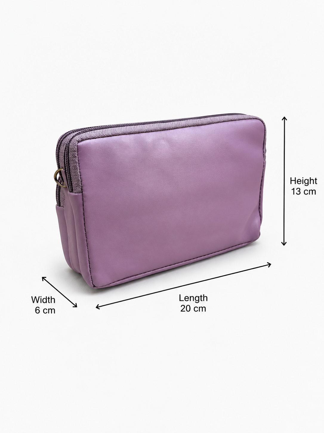 Women's Premium Crossbody Sling Bag | Triple Zip | Spacious Everyday Shoulder Bag