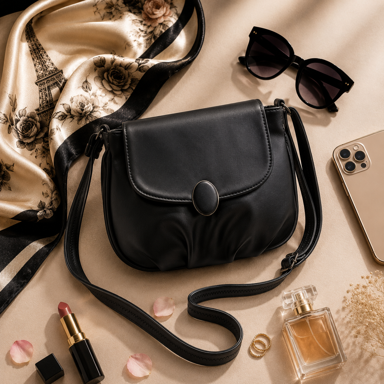Women’s Sling Handbag | Stylish Crossbody Shoulder Bag for Women | Trendy Casual & Party Purse
