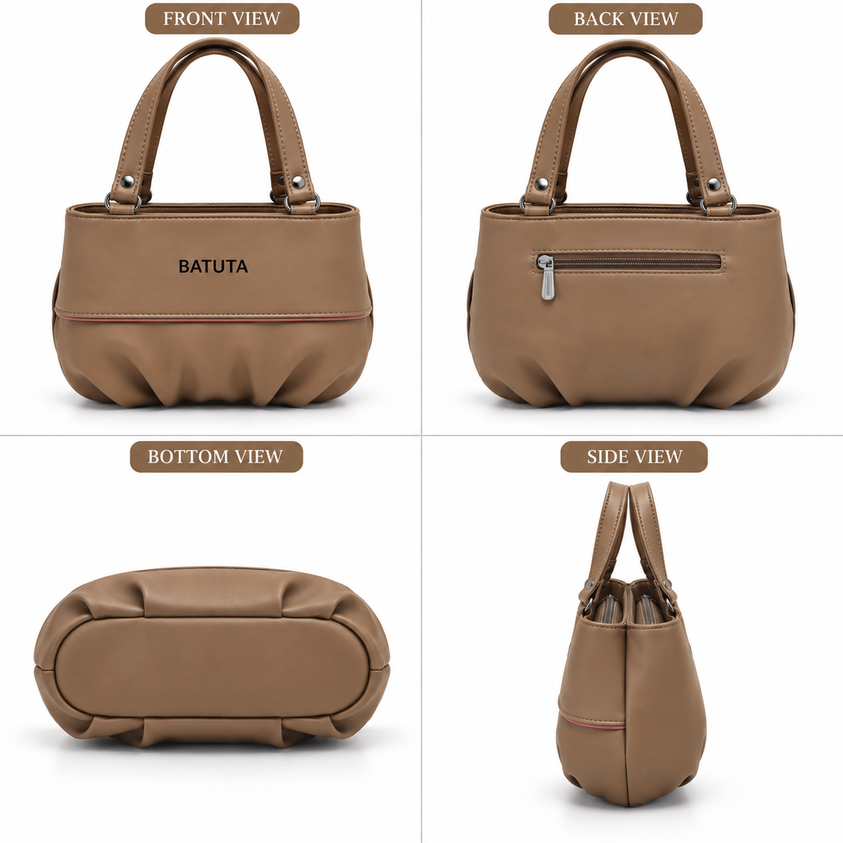 BATUTA Women’s Stylish Handbag | Premium PU Leather Tote Bag | Elegant Shoulder Carry Bag for Women
