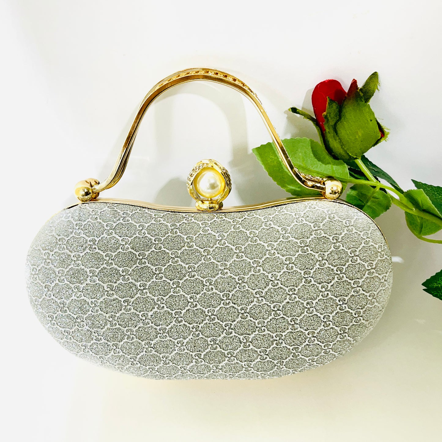 BATUTA Clutch Purse for Women Golden bridal Party and Wedding Bag Latest trending