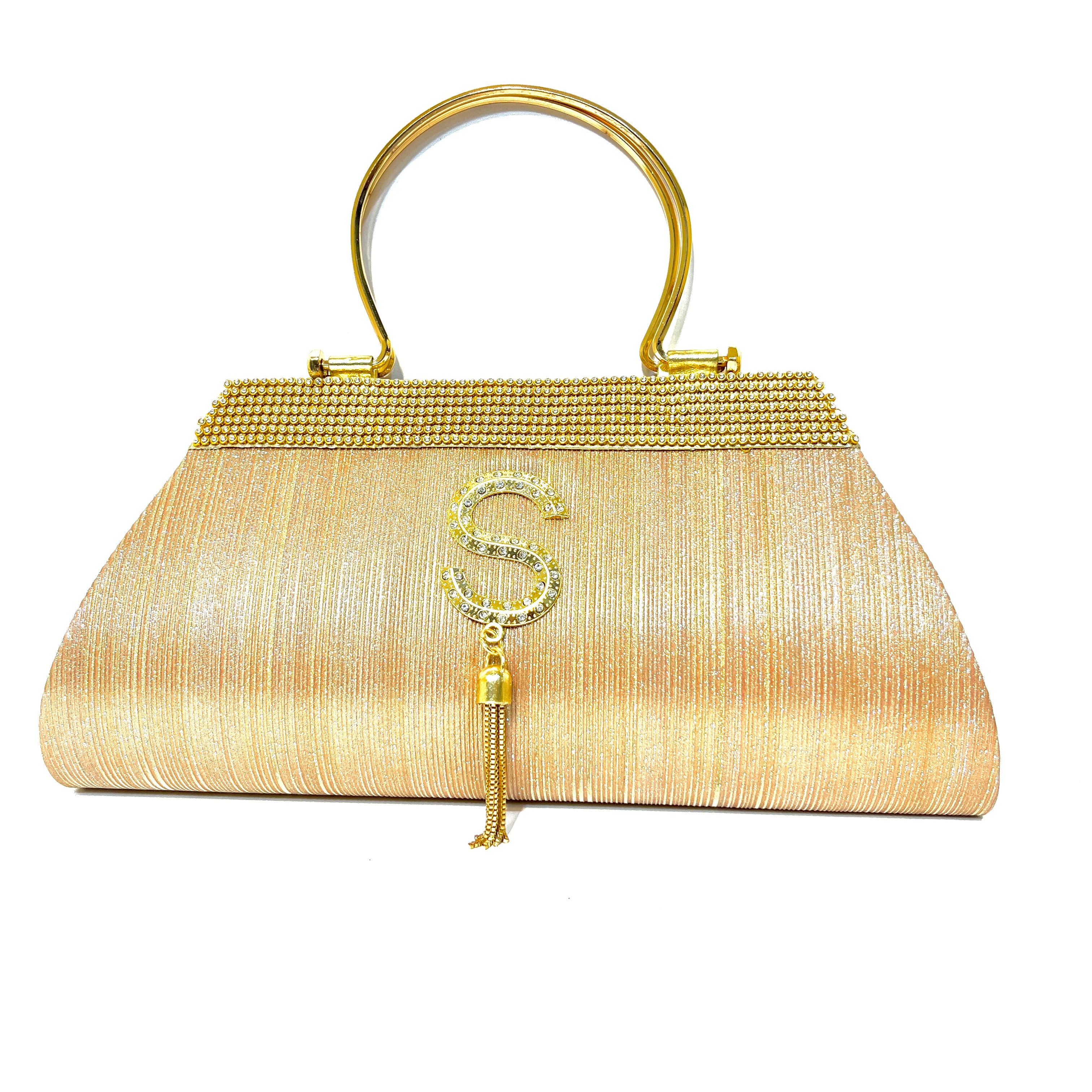 Gold Evening Bag Purse Clutch 2 Detachable Straps New Prom Wedding Formal  Dance | eBay