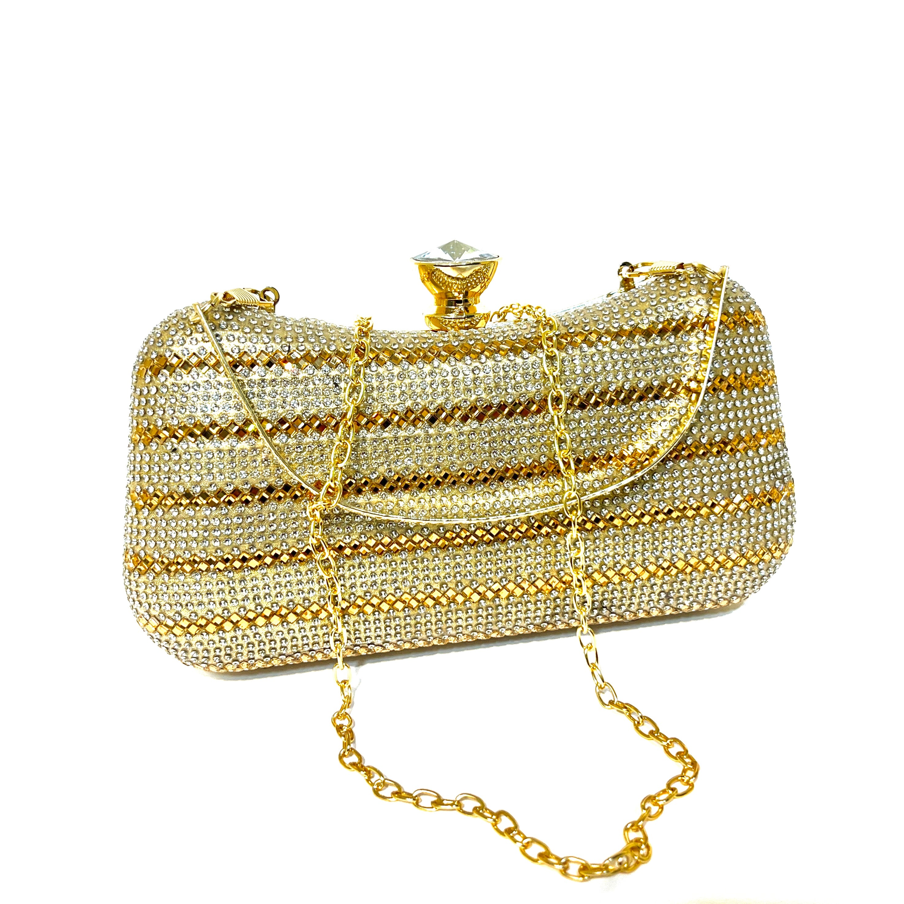 Crystal Women Evening Clutches Wedding Party Handbag Clutch Purse-Gold  color | eBay