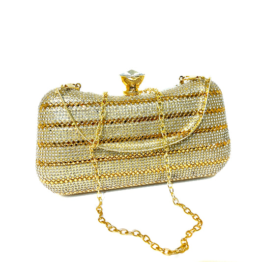 BATUTA Clutch Purse for Women Golden bridal Party and Wedding Bag Latest trending