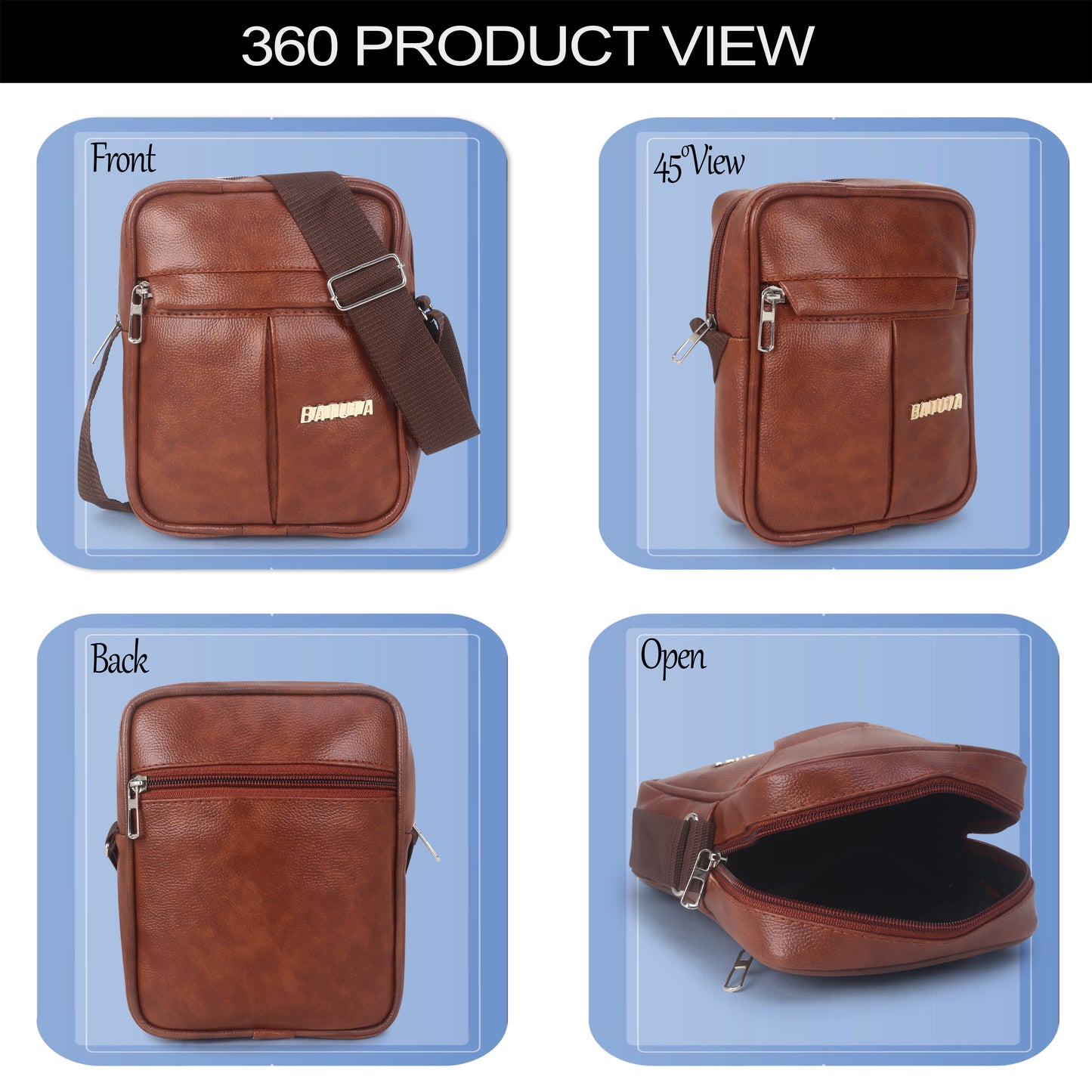 BATUTA Small Sling Bag for Men | Chest Slinger bag | Crossbody Bag| Side Bag Men | Mini Slings