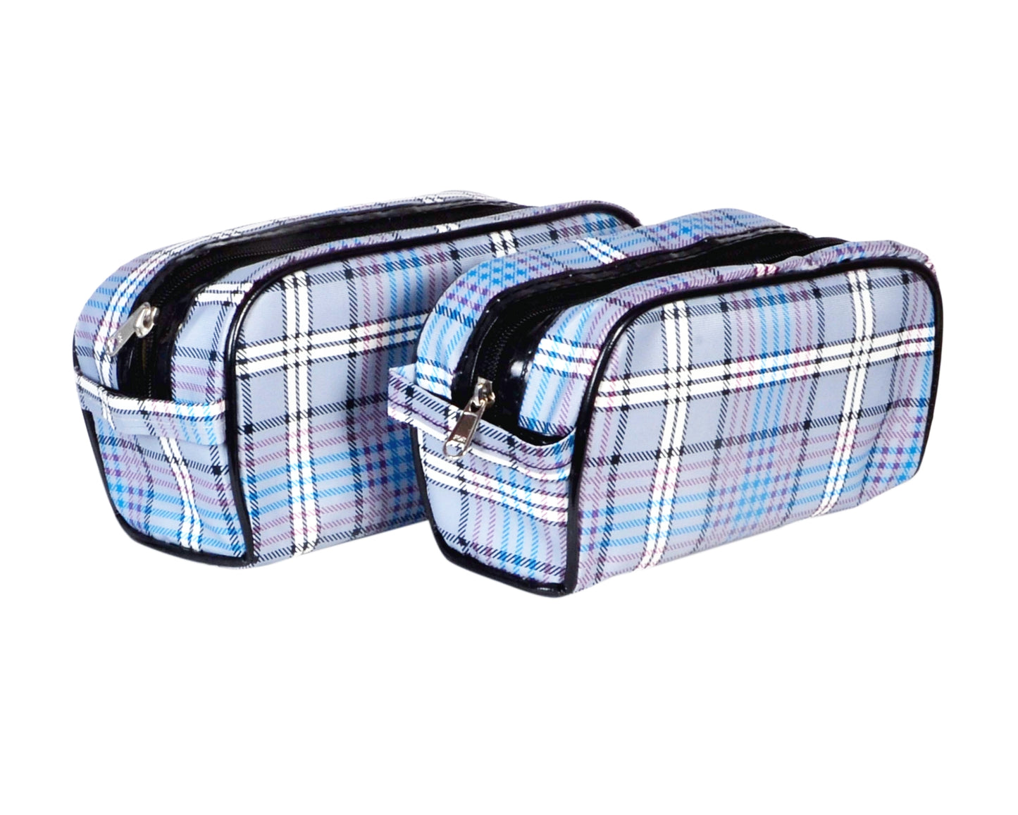 BATUTA HUB - Multipurpose Set of 2 Cosmetic Bag Pouches for Storage, Travel Kit, Makeup Pouch Kit, Storage Organizers, Toiletry Bag